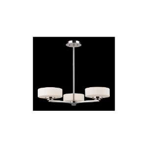  Westmore Lighting 3 Light Polished Nickel Contemporary 