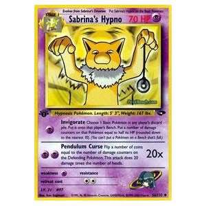  Pokemon   Sabrinas Hypno (56)   Gym Challenge Toys 