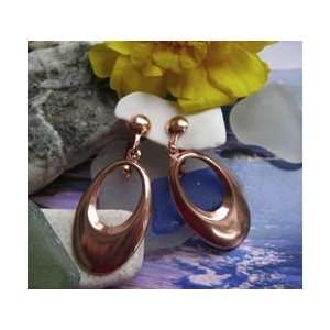  Solid Copper Clip on Earrings Ce172 