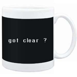  Mug Black  Got clear ?  Adjetives