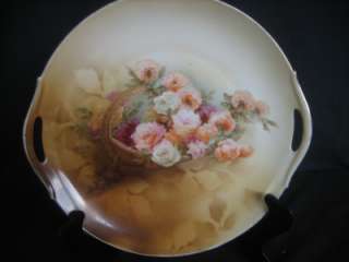 Germany Hand Painted Floral Plate~ Amazing  