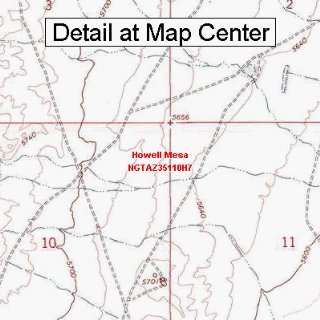   Map   Howell Mesa, Arizona (Folded/Waterproof)