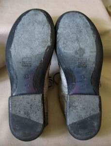 MARITHE FRANCOIS GIRBAUD Gray Leather Oxford Shoe Sz 41  