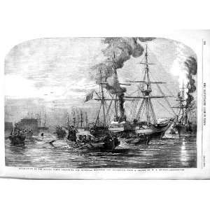  1854 Steam Ships Allied Infernal Machines Cronstadt