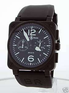 BELL & ROSS INSTRUMENT BR03 94 CHRONOGRAPH WATCH NEW  
