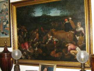   Italian Renaissance Oil Painting Family da Ponte of Bassano Mannerist