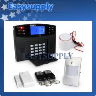 Wireless&Wired GSM SMS Intrude Security Alarm System Auto dial Defense 