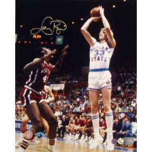    Larry Bird Signed Indiana State College 16x20 