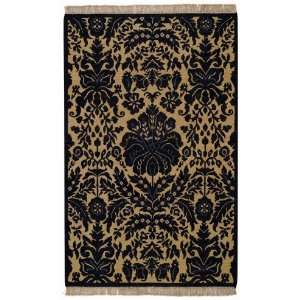  Capel Indienne Floral Lace 350 Charcoal 7 x 9 6 Area 