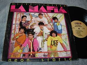 La Mafia   Neon Static LP 1985 Cara   rare Texas Latin group original 