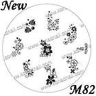 M82 IMAGE PLATE Konad Stamping Nail Art Design Nail NEW