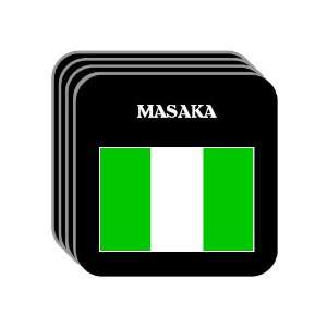  Nigeria   MASAKA Set of 4 Mini Mousepad Coasters 