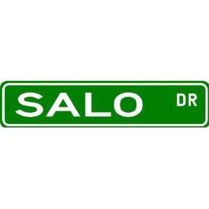 SALO Street Sign ~ Family Lastname Sign ~ Gameroom, Basement, Garage 