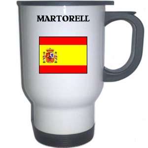 Spain (Espana)   MARTORELL White Stainless Steel Mug 