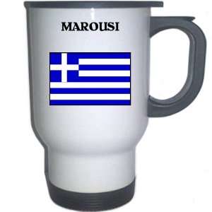  Greece   MAROUSI White Stainless Steel Mug Everything 