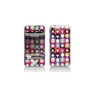  Instlys iPhone 4/4s Dual Colored Skin Sticker    Faces 