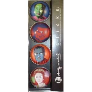  iPop Clicks Andy Warhol World Leaders Clicks Magnet Set 