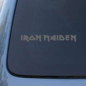 IRON MAIDEN   Vinyl Decal Sticker #A1456  Vinyl Color Silver