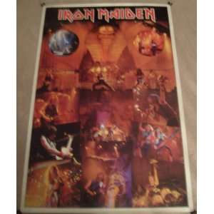 Iron Maiden 40x60 Powerslave Giant Subway Poster 1985