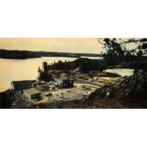  1943 Print Canada Rock Lake Laurentian Iron Ore Mining 