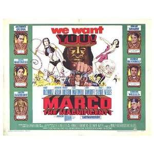  Marco the Magnificent Original Movie Poster, 28 x 22 