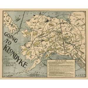 May Bloom 1897 Map of Alaska   Reproduction of Old Map 