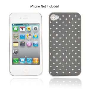  Aluminum Case Cover for iPhone 4G 4S, Polka Dot Design 