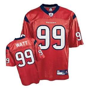 JJ Watt Houston Texans Red Stitched Jersey Size 52 XL