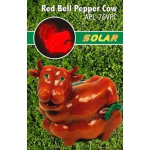  Solar Bell Pepper Cow Patio, Lawn & Garden