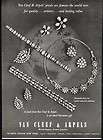 VAN CLEEF & ARPELS Fine Jewelry Ad   1953   Beautiful Diamond 