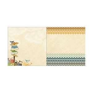 Websters Pages Spring Market Double Sided Paper 12X12 Good Living 