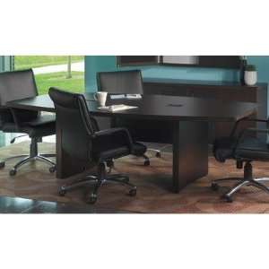  8 Aberdeen Boat Shaped Conference Table Finish Mocha 