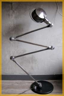 FRENCH MODERNIST Industrial Floor standing lamp JIELDE 4  big  arms 