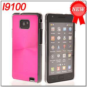 ALUMINUM METAL HARD PLASTIC PLATED CASE COVER FOR SAMSUNG I9100 GALAXY 