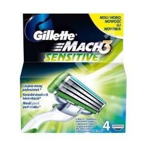  Gillette Mach3 Sensitive 4 Cartridge Beauty