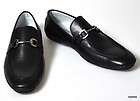 425 NEW Magnanni Black Leather Horsebit Loafers 43/10