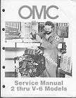 OMC Johnson Evinrude Service Manual 1982 2hp thru V6 Outboards  