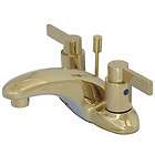 New Polished Brass Bathroom Sink Faucet Lavatory Faucets Fixture 