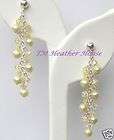   CULTURED YELLOW PEARLS & SWAROVSKI JONQUIL CRYSTALS & STERLING