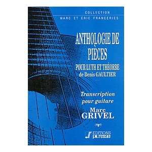    Anthologie de pieces pour luth ou theorbe Musical Instruments