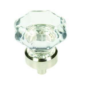  Hickory Hardware P3639 GLCH Luster Glass with Chrome Knobs 