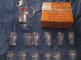 Vintage 1969 Libbey Coca Cola *COKE* Glasses *SET OF 12* NRMNT with 