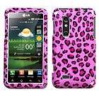 For LG Thrill 4G P920/P925 (AT&T) Pink Leopard Skin Phone Protector 