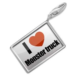 Love monster truck   Charm with Lobster Clasp For Charms 
