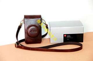   leather camera case cover bag for Leica X1 Brown + leather strap