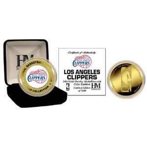  Los Angeles Clippers 24KT Gold and Color Team Mint Coin 