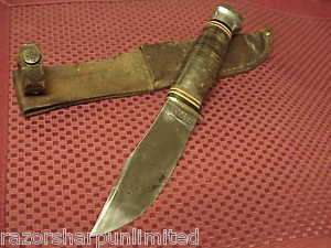Vintage KaBar Fixed Blade Knife Vintage Tactcial Knife  