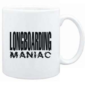    Mug White  MANIAC Longboarding  Sports