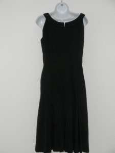 KALVIN KLEIN Black Lined Cocktail Dress Size 10  