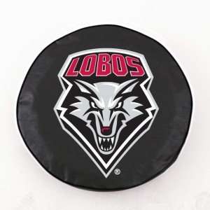  New Mexico Lobos Black Tire Cover, Large Sports 